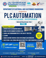A Two-Day Hands-on Workshop on PLC Automation 2025